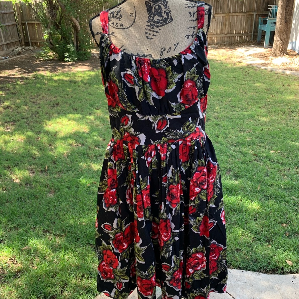 Pinup Rockabilly Dress Retrospec’d Plus 2XL Volup